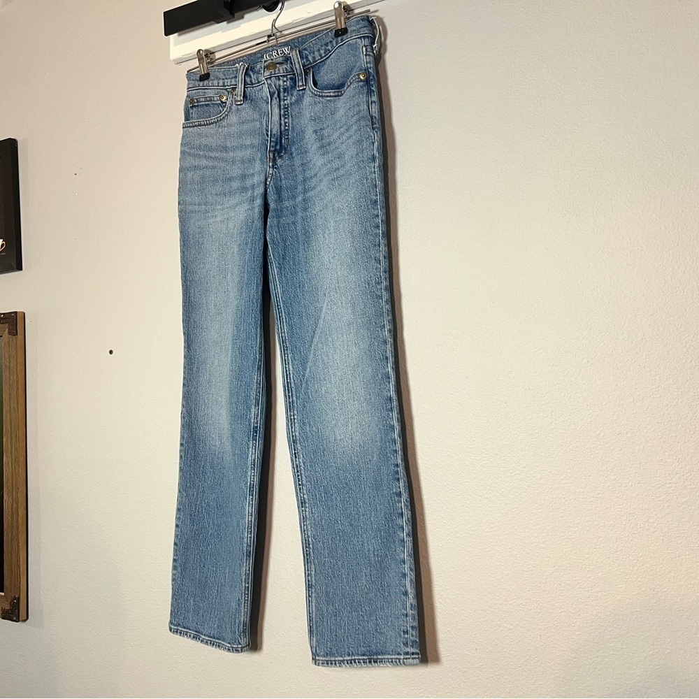 J. Crew Mid-Rise 90s Classic Straight Jeans Blue Size 25 Midrise